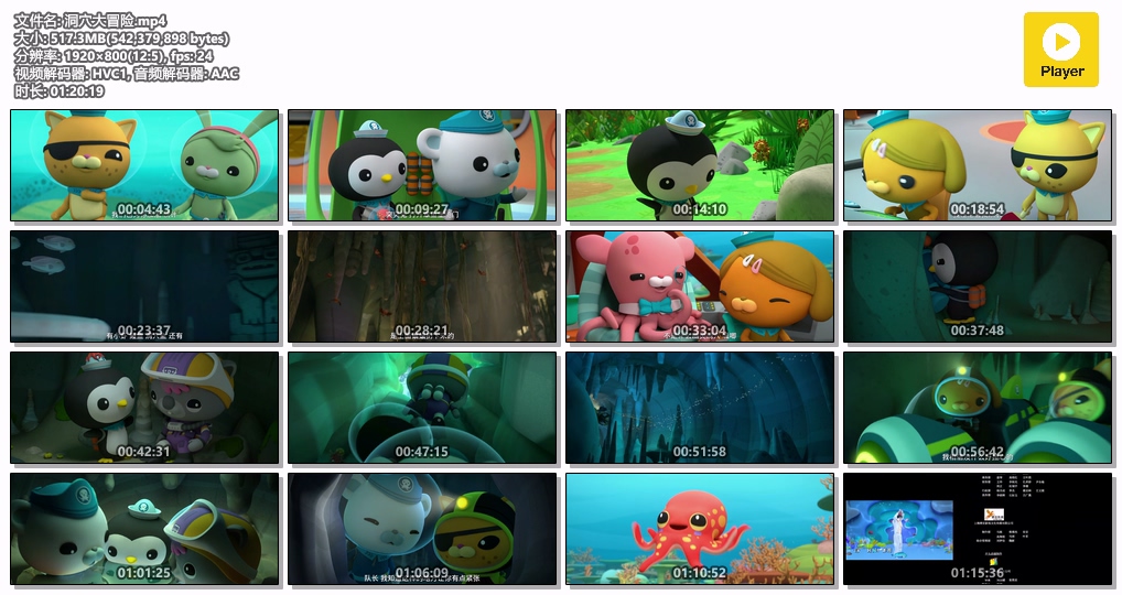 [怀旧动画补全计划][海底小纵队][海底探险队][The Octonauts][ 2010年][国语][简字][全季][无水印][阿里云][884]