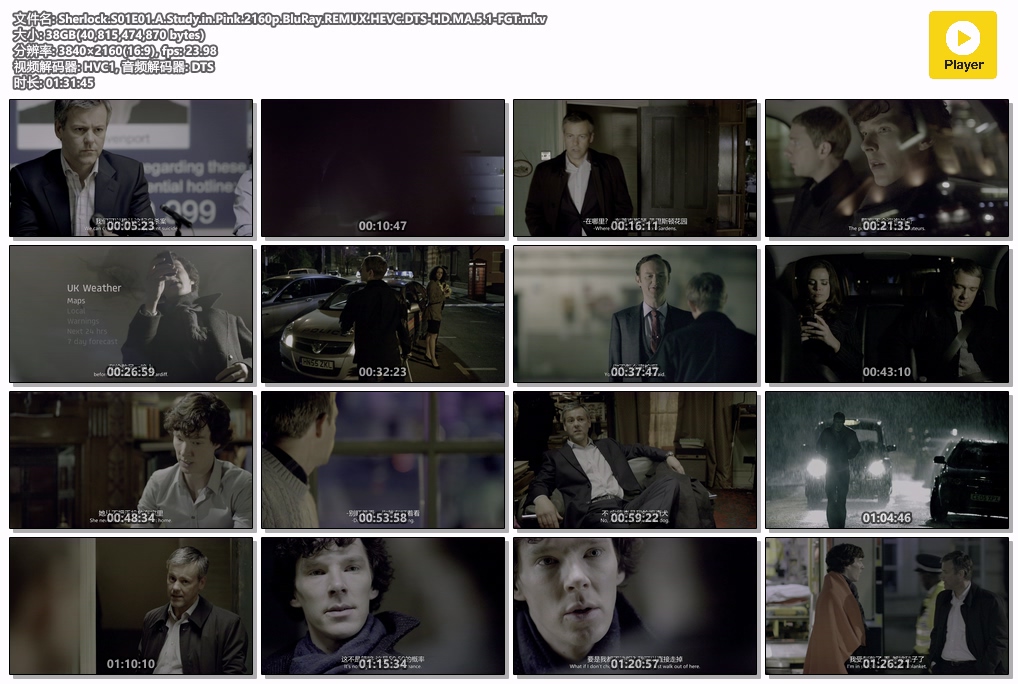 [神探夏洛克][Sherlock][新福尔摩斯][新世纪福尔摩斯][2010年][外语][外挂中英双字][英字][全4季][123盘0][2023112605]
