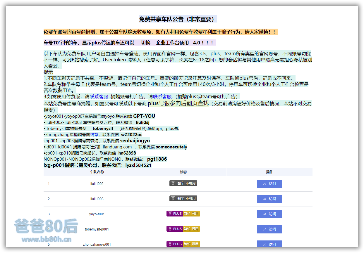 【优秀网站推荐】[免费 ChatGPT 4 账号共享 ]