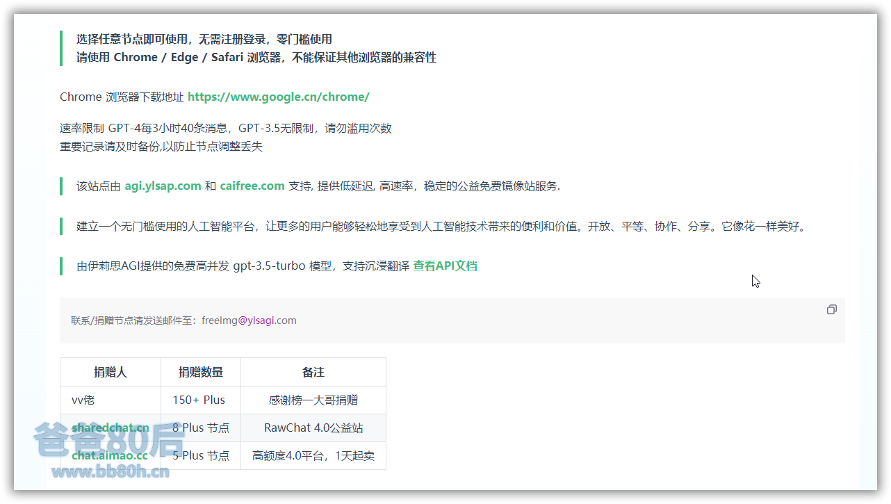 【优秀网站推荐】[免费 ChatGPT 4 账号共享 ]