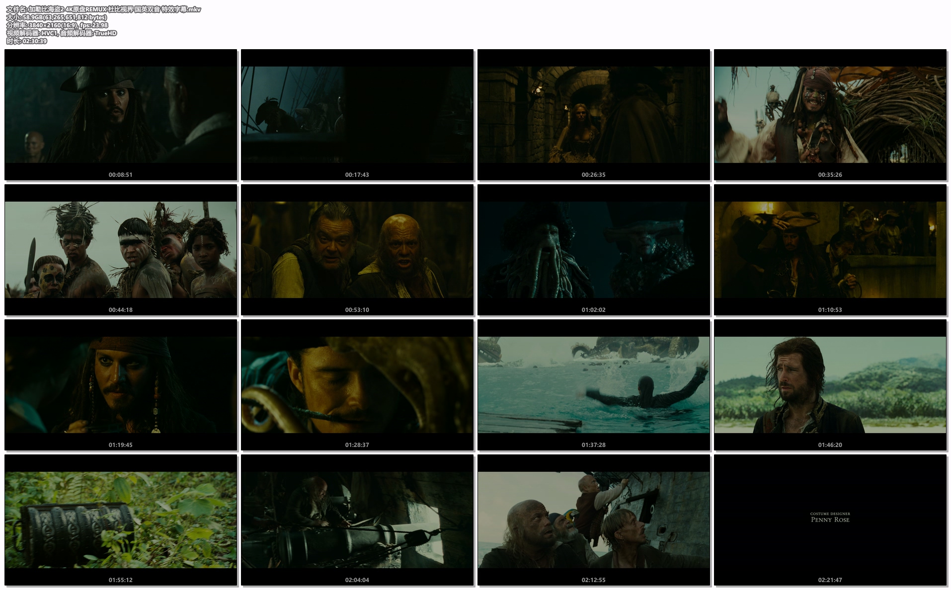[加勒比海盗][魔盗王][神鬼奇航][Pirates of the Caribbean][2003年][国语][外语][中英双字][简字][全5部][4K修复][无水印][高码收藏版][123盘0][2024052201]